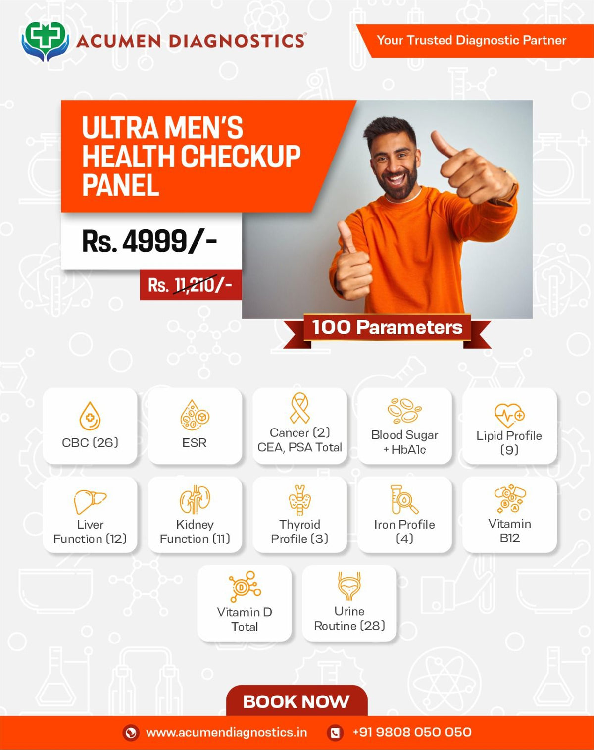 Ultra Men's Health Checkup Panel